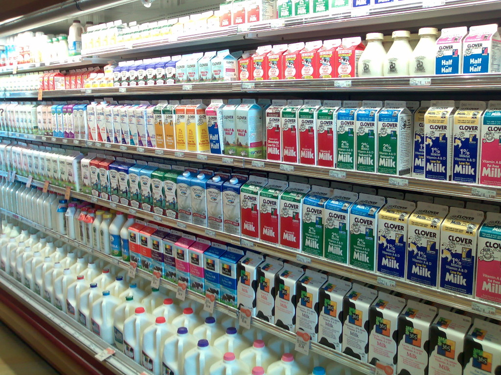Milk products variety